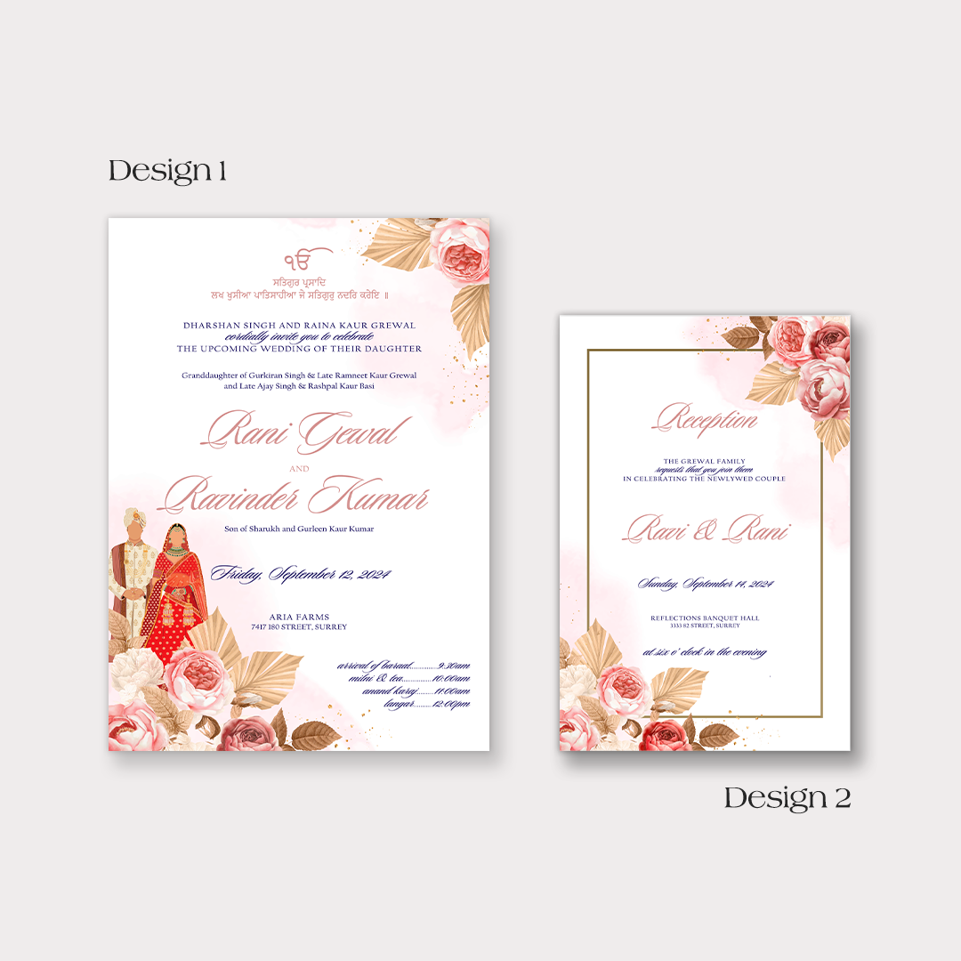 Autumn Bliss 4-piece Invitation Suite