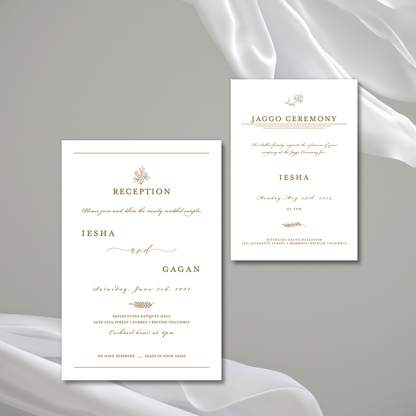 Golden Affair 4-piece Invitation Suite