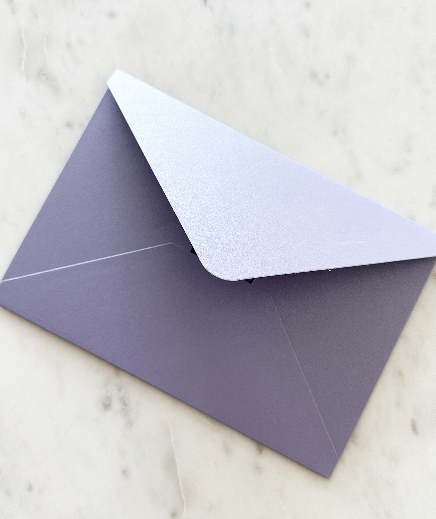 Lavender Shimmer Envelope