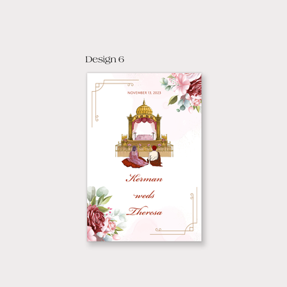 Royal Rouge 6-piece Invitation Suite