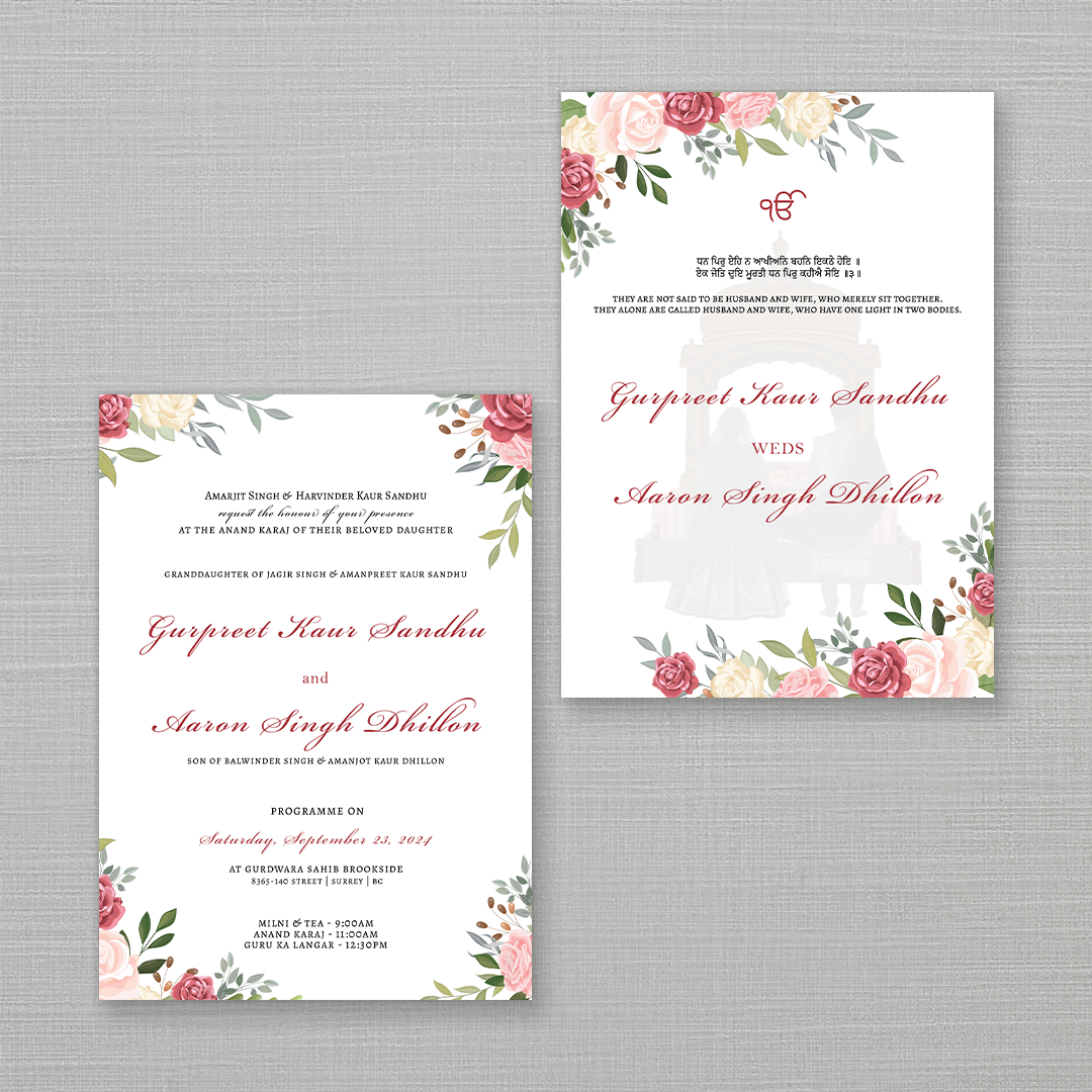 Vibrant & Vivacious 4-piece Invitation Suite